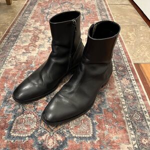 Aldo Black Leather Men's Boots